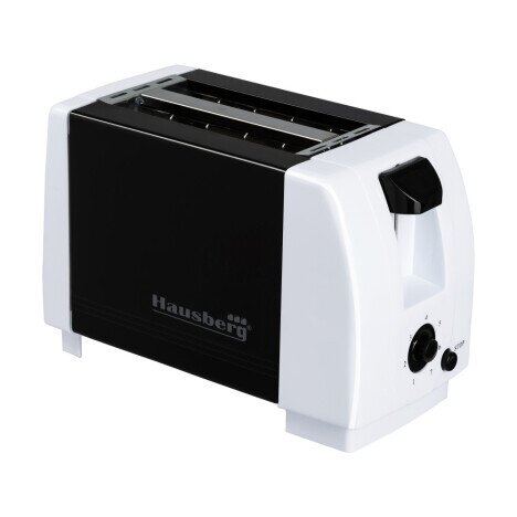 Prajitor de paine Hausberg HB-150NG, 750 W, 2 felii, Grad de rumenire variabil, Negru